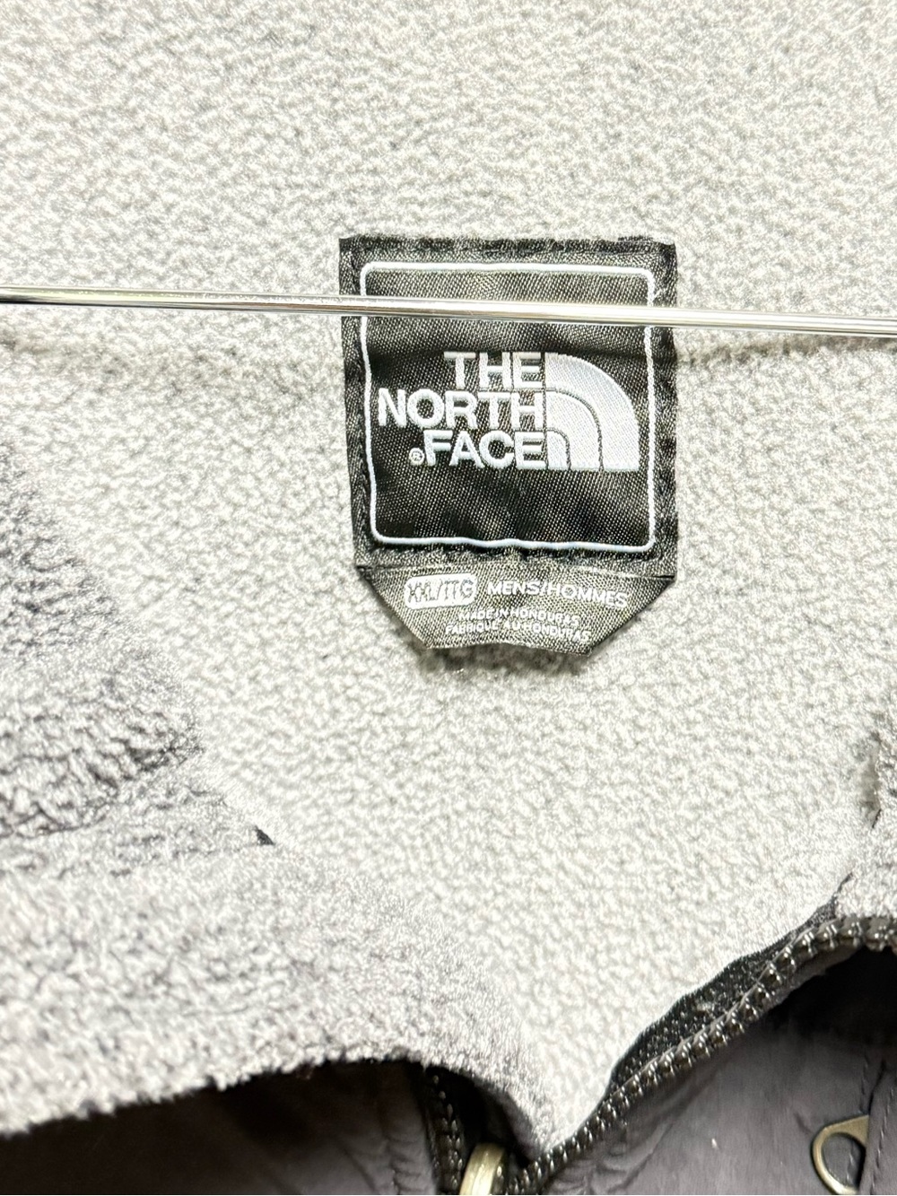 The North Face Men’s Gray and Black Hybrid Fleece Jacket - Picture 3 of 6